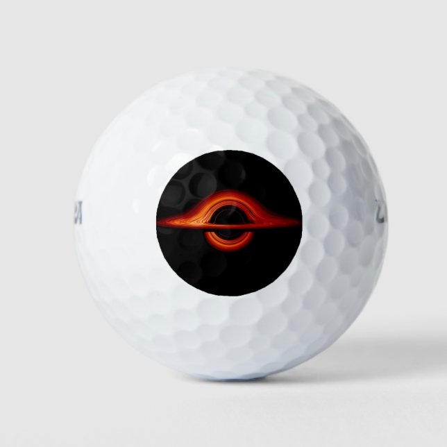 Black Hole Accretion Disk Golfball (Vorderseite)