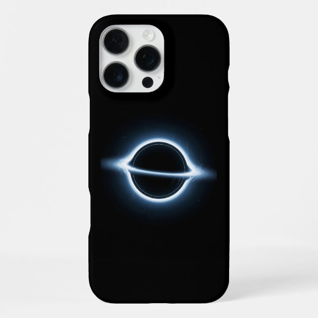 Black Hole Accretion Disk Phone Case iPhone Hülle (Rückseite)