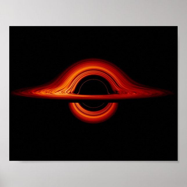 Black Hole Accretion Disk Poster (Vorne)