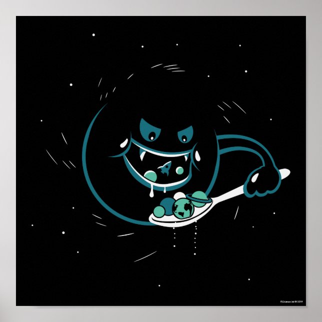 Black Hole Devours Poster (Vorne)