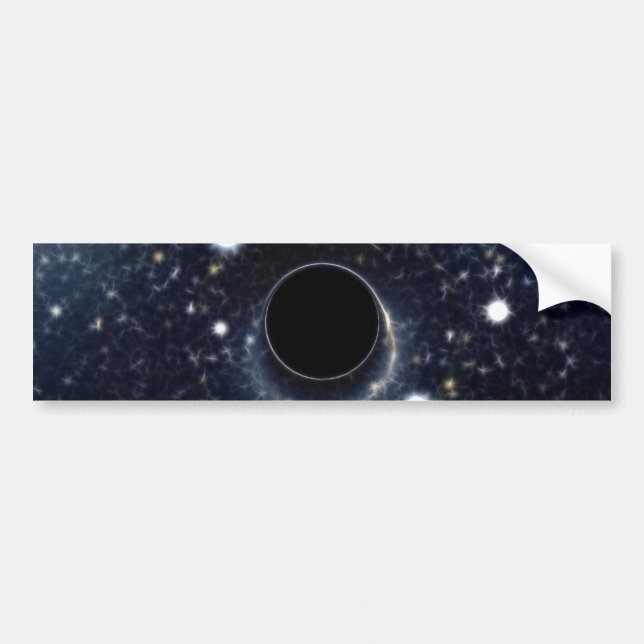Black Hole Einstein Ring NASA Autoaufkleber (Vorne)