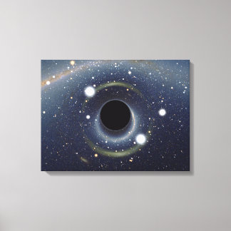 Black Hole Einstein Ring NASA Leinwanddruck