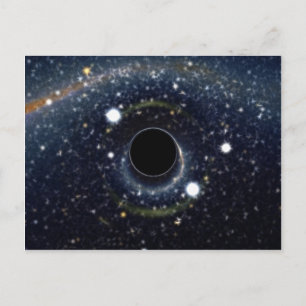 Black Hole Einstein Ring NASA Postkarte