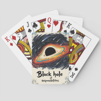 Black Hole of Responsibility - Funny Space Spielkarten