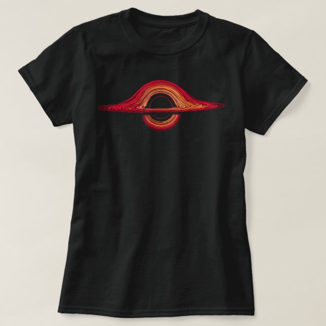 Black Hole Physics - Universe Physics Astrophysics T-Shirt (Design vorne)