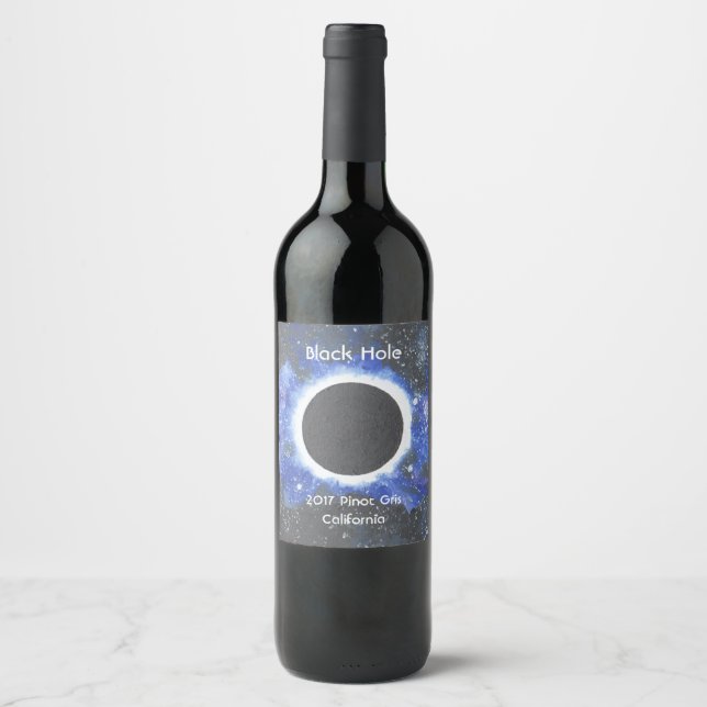 Black Hole Pinot Gris Weinetikett (Vorderseite)