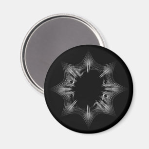 Black Hole Snowflake - Magnet