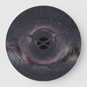 Black Hole - Wall Clock Große Wanduhr