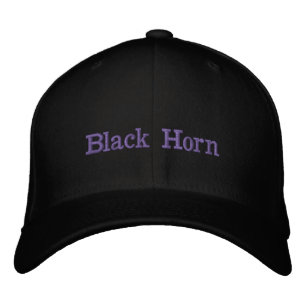 Black Horn – Schwarze Trucker-Mütze Bestickte Baseballkappe