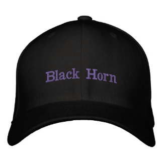 Black Horn – Schwarze Trucker-Mütze Bestickte Baseballkappe