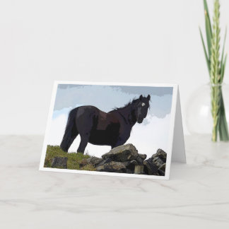 Black horse card karte