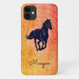 Black Horse Rustic Sparkle iPhone / iPad Gehäuse Case-Mate iPhone Hülle
