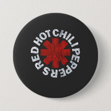 Black Hot Paprikaschoten Rock Band Grafik Neu