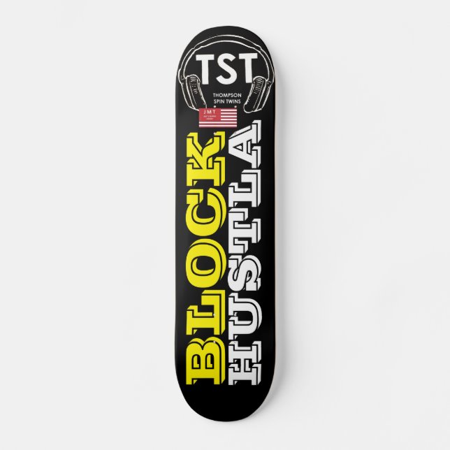 BLACK HUSTLA Skateboard (Vorderseite)