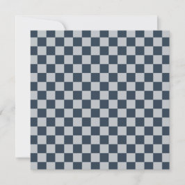 Black ice checkered board pattern dankeskarte