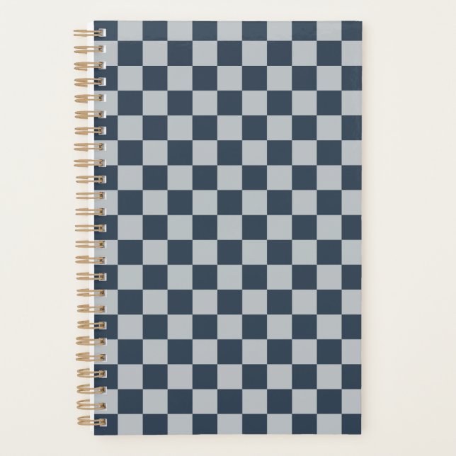 Black ice checkered board pattern planer (Vorderseite)