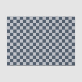 Black ice checkered board pattern seidenpapier