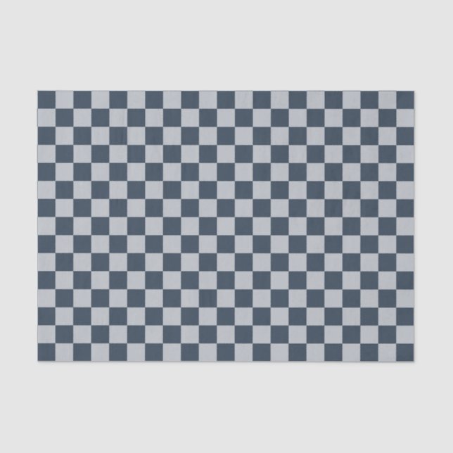 Black ice checkered board pattern seidenpapier (Vorderseite)