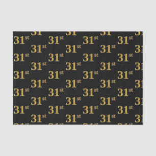 Black, Imitate Gold 31. (31.) Event Seidenpapier