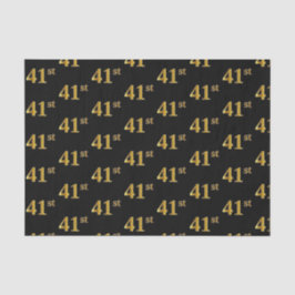 Black, Imitate Gold 41. (41.) Event Seidenpapier