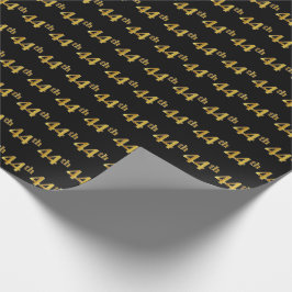 Black, Imitate Gold 44. (44.) Event Geschenkpapier