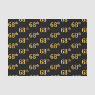 Black, Imitate Gold 68. (Achtundsechzigste) Verans Seidenpapier