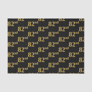 Black, Imitate Gold 82. (82. Seidenpapier