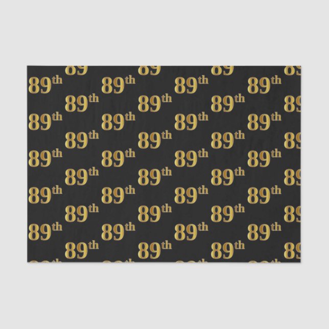Black, Imitate Gold 89. (89. Seidenpapier (Vorderseite)