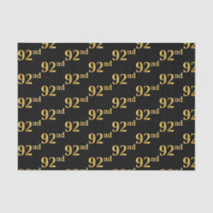 Black, Imitate Gold 92. (Neunzigste) Veranstaltung Seidenpapier