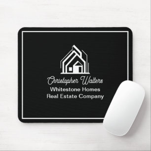 Black Immobilienunternehmen Personalisierter Makle Mousepad