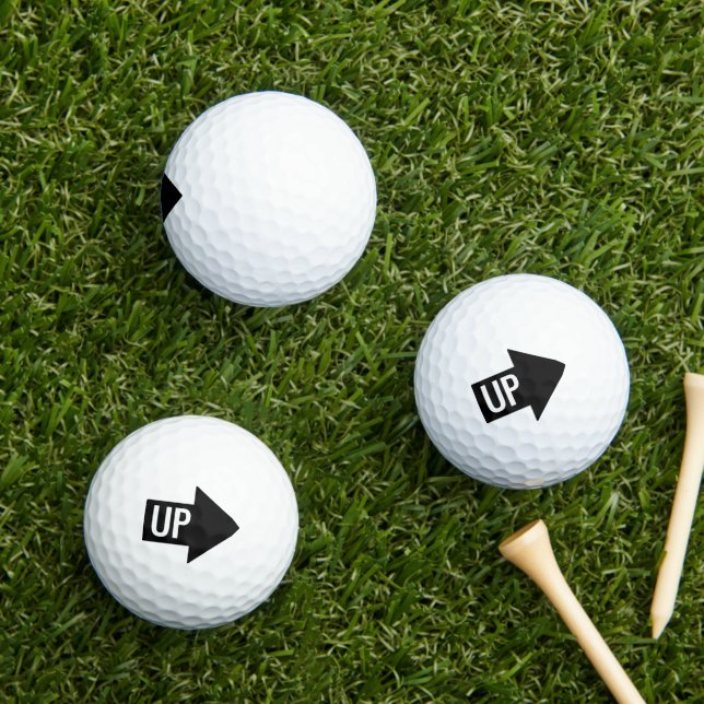 Black Impact Arrow Golfball (Insitu Gras)