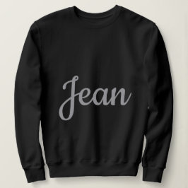 Black Individuelle Name Women's Sweatshirt
