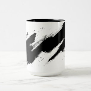 Black Ink Art Coffee Tasse