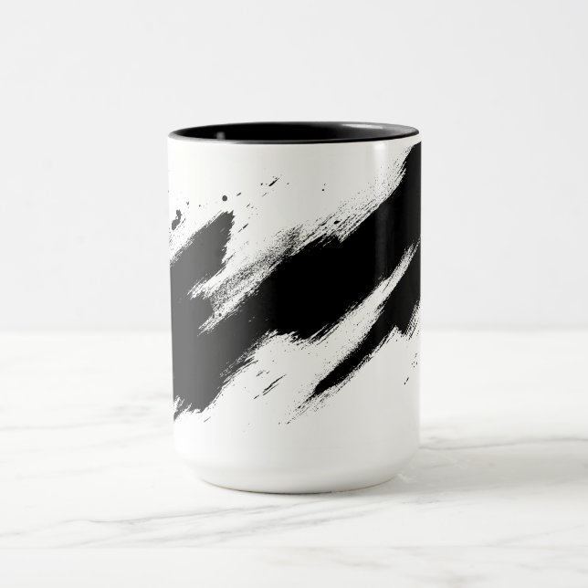 Black Ink Art Coffee Tasse (Zentrum)