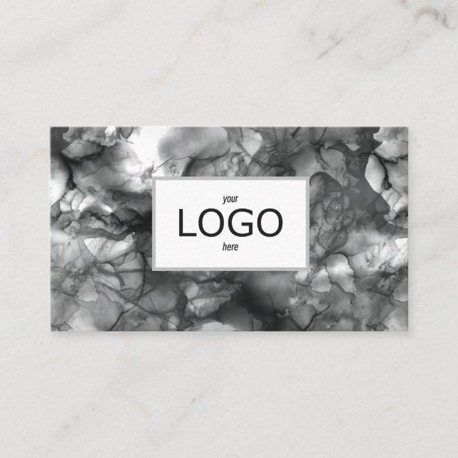 Black ink Business Card Visitenkarte (Vorderseite)