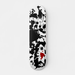 BLACK INK make your own background Skateboard