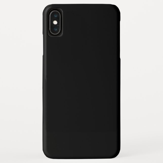 Black iPhone XS Max Case (Rückseite)