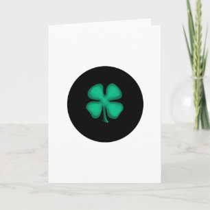 Black Irish Circle Grußkarte Karte