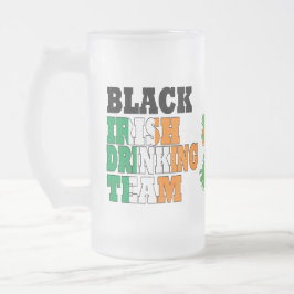 Black Irish Drinkteam Mattglas Bierglas