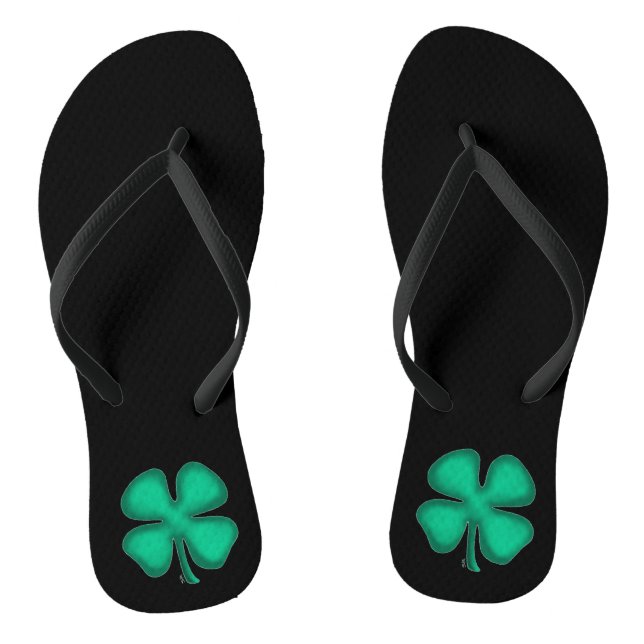 Black Irish Flip Flops (Fußbett)