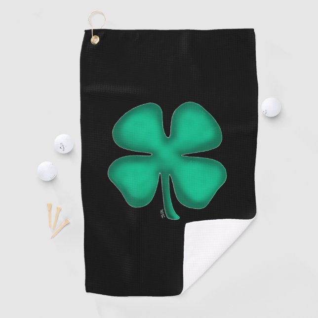 Black Irish Golf Handtuch (Insitu)