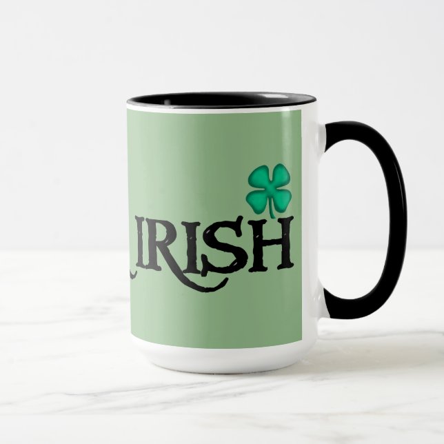 Black Irish Large Green Combo Tasse (Rechts)