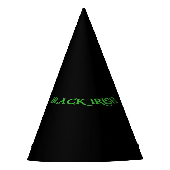 Black Irish Party hats Partyhütchen (Vorderseite)