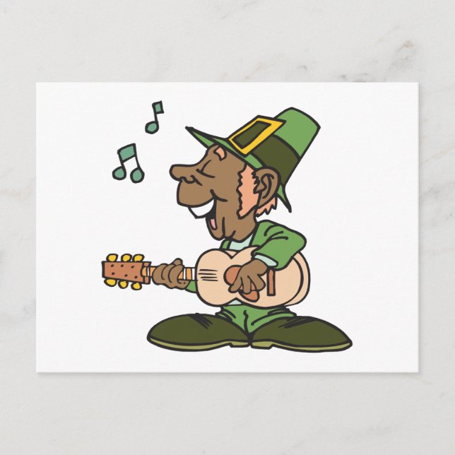 Black Irish Pride Postkarte (Vorderseite)