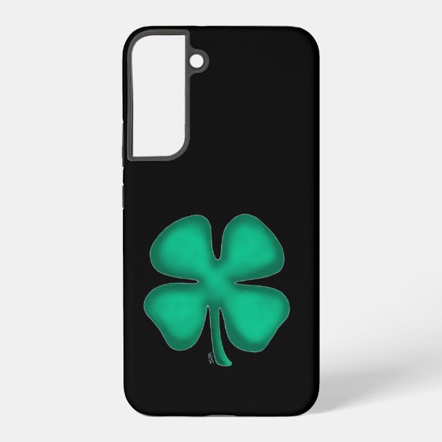 Black Irish Samsung S22 Plus phone case Samsung Galaxy Hülle (Rückseite)