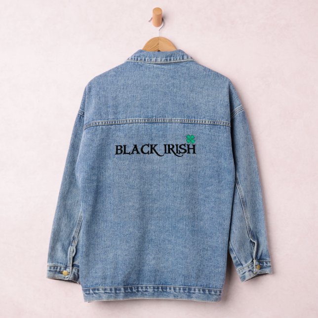 Black Irish w Klee Frauen Denim Jacke (Hangar)