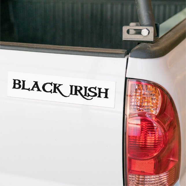 Black Irish White Autoaufkleber (Auf Lkw)