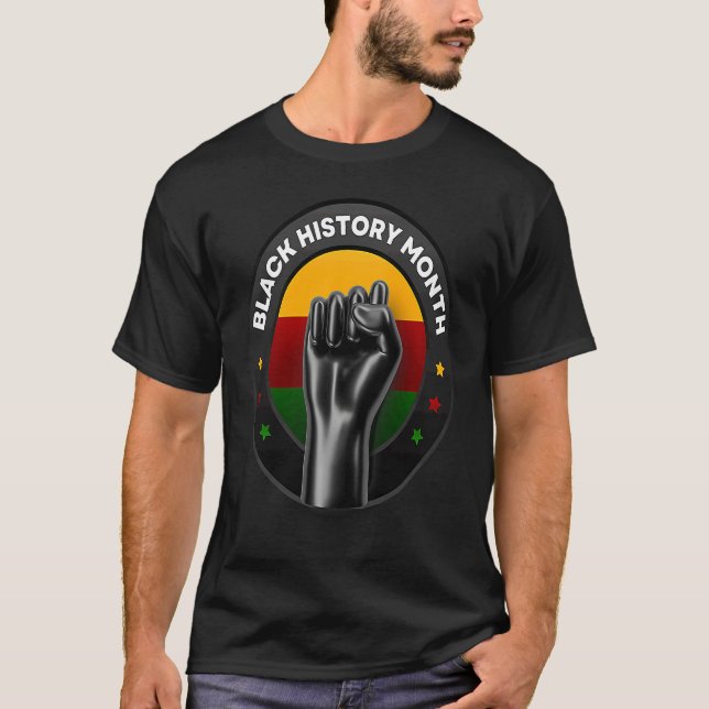 Black Is Beautiful Black History Month  We Are All T-Shirt (Vorderseite)