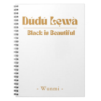 Black Is Beautiful Journal — Geschenk für sie Notizblock