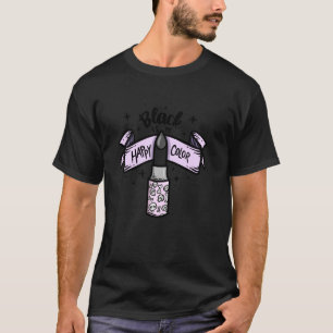 Black ist meine Lieblingsfarbe Pastel Goth Lippens T-Shirt